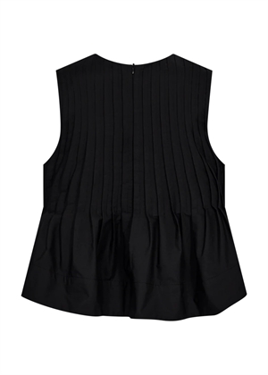 Pleat top Sort Copenhagen Muse 